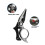 Fishing Pliers with Zinger Retractor, Cutters, Split Ring & Hook Remover Tool 3