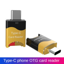 Type-C-Kaartlezer Mobiele OTG-Kaartlezer Verborgen Kaartsleuf Stekker en Speel Flash Drive TF-Kaartlezer