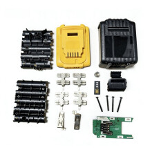 10Core DCB200/204/205 20V Accu-Opbergdoos voor 18650 Elektrisch Gereedschap Accu Vervangende Beschermingskaart Kit