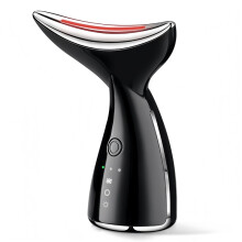 (black) Face Neck Beauty Instrument Lifting Massager Skin Tighten Device 3 Colors LED Home Use Skin Care Tool Improve Neck Contour