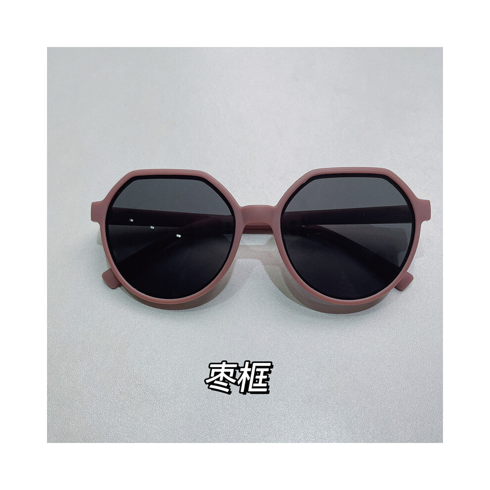 (Jujube frame) New children's glasses retro trendy street style sunglasses sunshade children's sunglasses