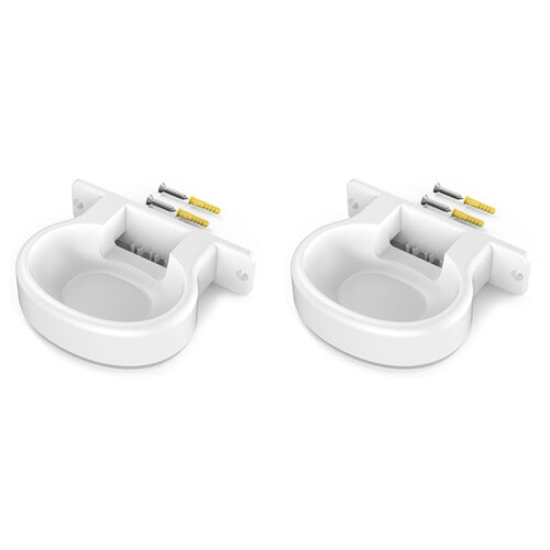 For  Nest WiFi Pro Wall Mounting Bracket Intelligent Speaker Wall Storage Bracket Base, 2 PCS