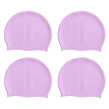 Unisex Adult Silicone Swim Cap Waterproof Swimming Hat Non Slip Bathing Pool Hat Elastic Silicone Cap