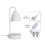(110v, White) Λάμπα κηρού αρωματοθεραπείας με δυνατότητα ρύθμισης φ 2