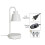 (110v, White) Λάμπα κηρού αρωματοθεραπείας με δυνατότητα ρύθμισης φ 3