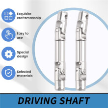2PCS Upgrade Metal Driving Shaft for WPL HengLong 1/16 RC Car Parts Crawlers Truck,Silver