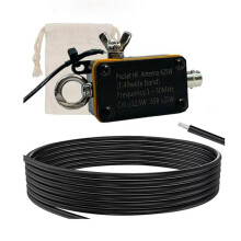 A25 Pocket Antenna 1-30Mhz Shortwave High-Frequency Broadband Antenna Terminal-Fed Half-Wave Antenna