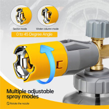 Lancia Schiumogena da 1/4'' per Autolavaggio, 1000 Ml, per Pistola Idropulitrice Ad Alta Pressione.