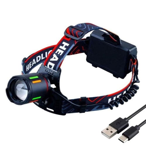 Powerful  Flashlight USB Rechargeable LED Headlamp Phone Charging  Light Fishing Lantern  Light 1