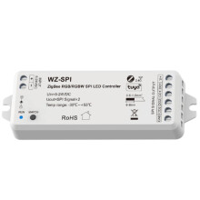 DC5-24V Tuya Zigbee SPI LED Controller WS2812B WS2811 TM1803 TM1804 SK6812 Pixel Strip Light Voice Control