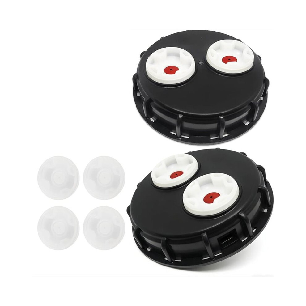 Ibc Cap, Pack Of 2 Ibc Water Tank Vented Lid, Ibc Tank Accessories, 163 Mm For 1000 L Water Tank,Rain Butt Container 4712970551432