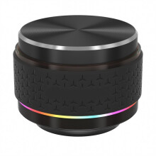 Véritable Enceinte Sans Fil à Conduction Osseuse, Enceinte Intelligente avec Son Stéréo et Lumières LED, Petite Enceinte Portable pour la Maison