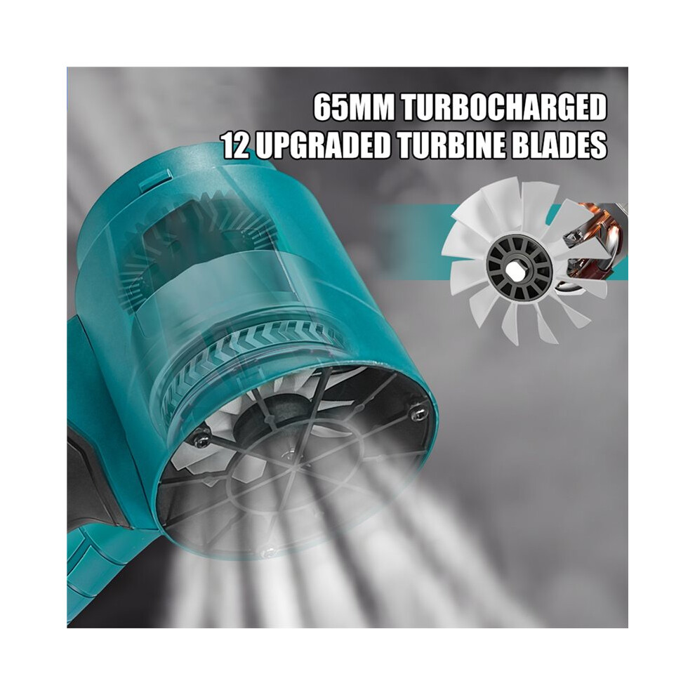 Brushless 3000W Electric Turbo Blowers Jet Fan 400M/S Violent Car Dryer Dust Blowing Tool For 18V Battery 4713957507756