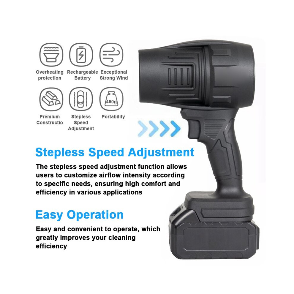 Handheld 1000W Turbo Fanthrust Violent High Power Blowing Hair Dryer Strong Wind Turbo Brush Jet Fan Handheld Air Blower 4711976285174