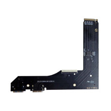 M.2 M-Key auf Oculink Adapterkarte M.2 auf OCuLink SFF-8611 SFF-8612 Host-Adapter ReDriver Chip für Externe Grafikkarten