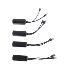 4-Pack 5V PoE Splitter, 48V to 5V 2.4A Adapter with Micro-USB Plug, for IP Camera,Tablets,for Raspberry Pi and More