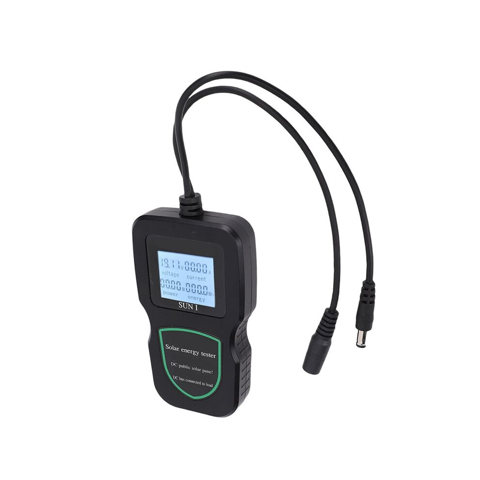 500W Solar Panel Power Tester Real- Solar Panel Voltage Current Power Monitor With Display For Rv Car Boat Repair 4711587009541