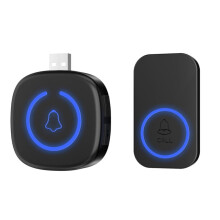 USB Home Wireless 433mhz Doorbell Waterproof Welcome Chime Home Door Bell Intelligent 60 Song Melodies Alarm
