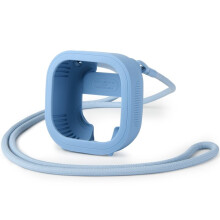 Funda de Silicona para Altavoz para SoundLink Micro-II, Funda Protectora A Prueba de Golpes con Correa para el Hombro, Color Azul