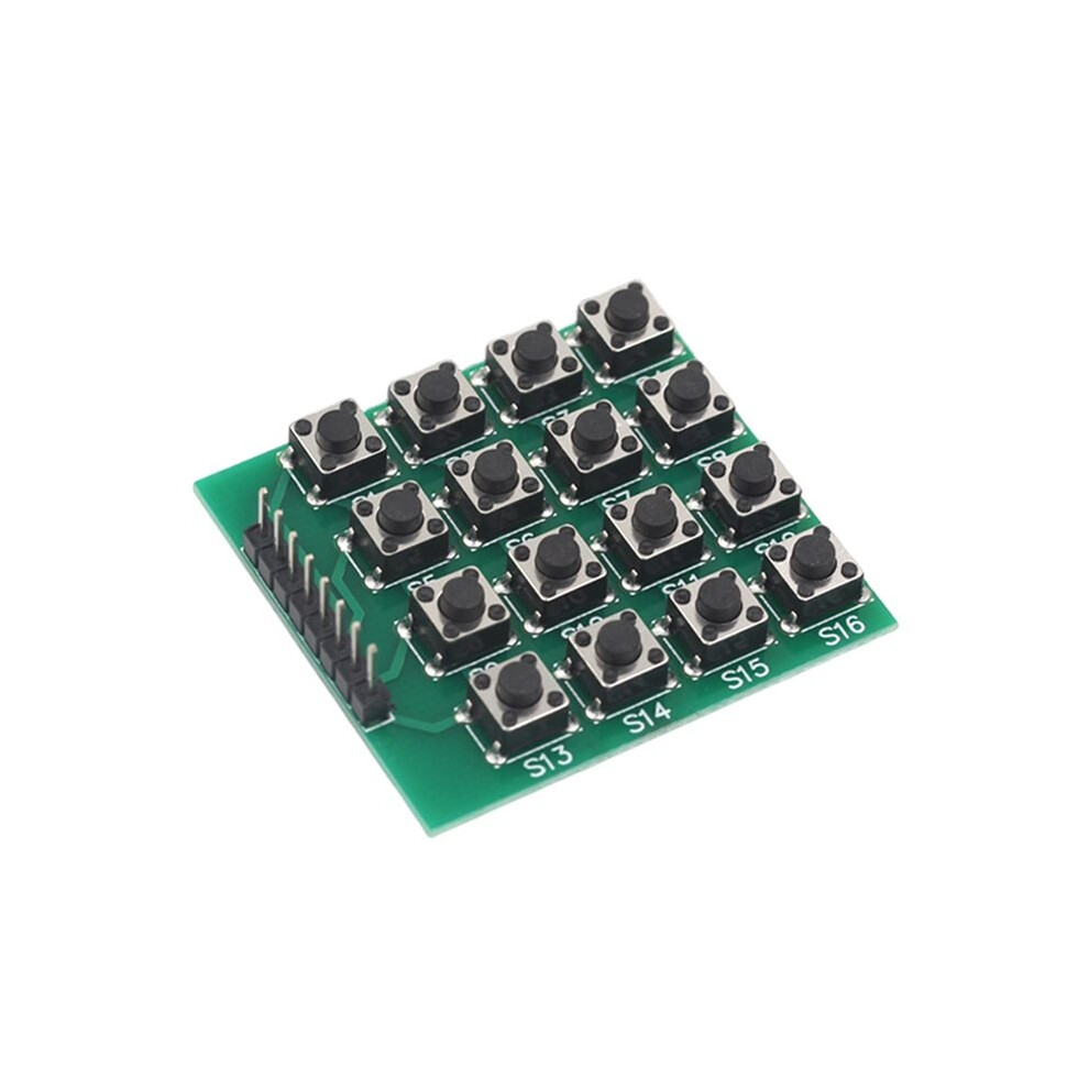 10Pcs 4X4 Matrix 16 Keypad Keyboard Module 16 Button Mcu For 4713915386676