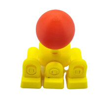 3D-Geprinte Joystick met 4 Richtingsknoppen voor Mechanische Toetsenborden, Eenvoudig Te Installeren, Gele Toetsencontroller