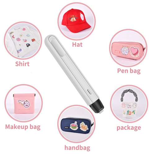 Presse à Chaud Compacte et Portable avec Chauffe Rapide et 2 Feuilles de Marquage à Chaud Blanches 1