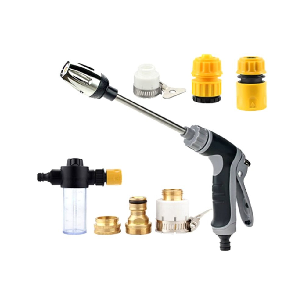 High Pressure Garden Hose Nozzle With 360 Rotating Nozzle, Handheld Jet Nozzle Power Washer For Garden Hose 4713312628331