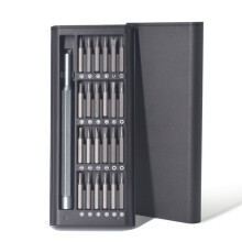 Präzisionsschraubendreher-Set 25-in-1 Phillips Torx Sechskant Schlitzschraubendreher mit Magnetischem Kopf für Uhren, Kameras und Brillen