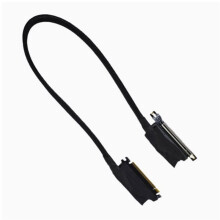 PCIE 5.0 X16 to X16 Card Extension Cables GPU 512G for Chassis Server RTX50 Dual Reverse Bending 50CM