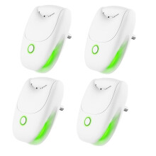 4 Packs Air Ionizers,Negative Ion Air Purifier, Air Fresheners Odor Eliminator for Home,Office,Pet Smell EU Plug