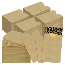 500-Pack Card Sleeve Envelopes for Credit, Hotel Key, ID, and Gift Cards