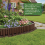 KCT (5 Pack) KCT Brown Palisade Wood Effect Garden Border Edging 2