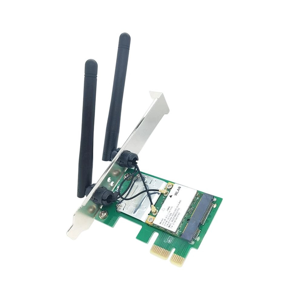 Photos - Graphics Card 600Mbps Wi-Fi Adapter Network Card Dual-Band 2.4G/5G Internal Wireless Network Card for Desktop PC PCIe Wi-Fi Adapter