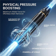 3 PCS High Pressure Wash Tool: Water Hose Pressure Booster with 3 Nozzle Modes-for Watering Plants, Patio, Floor