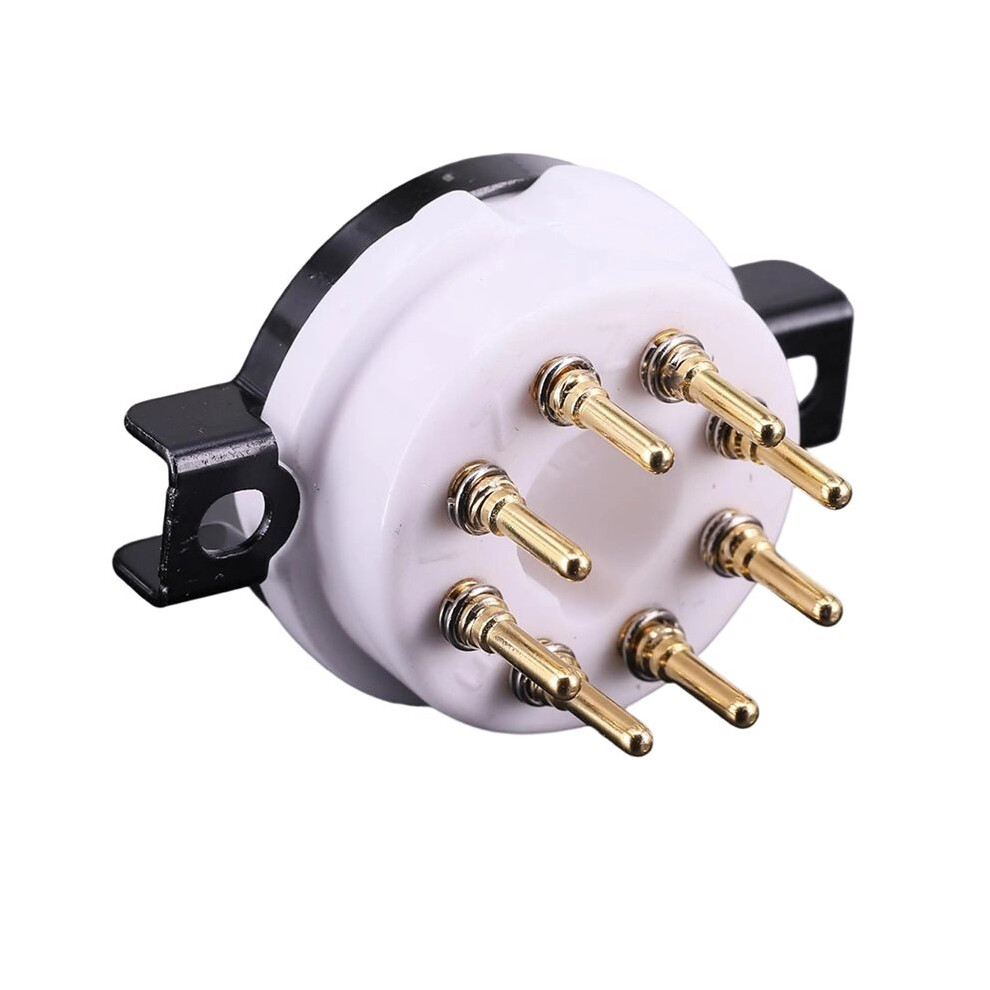 8Pin Octal Tube Socket Ceramic Valve Base For 6550 6Sn7 Kt88 El34 6Ca7 6L6 6V6 6Sl7 Electron Tube Amplifier Hifi Diy 6033652633306