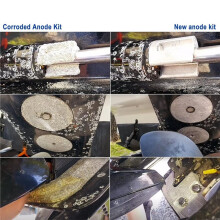 Complete Aluminium Anodekit Compatibel met voor Bravo 3 III 2004+ Aandrijvingen en Hekdrive-Onderdelen. Vervangt CMBRAVO3KITA
