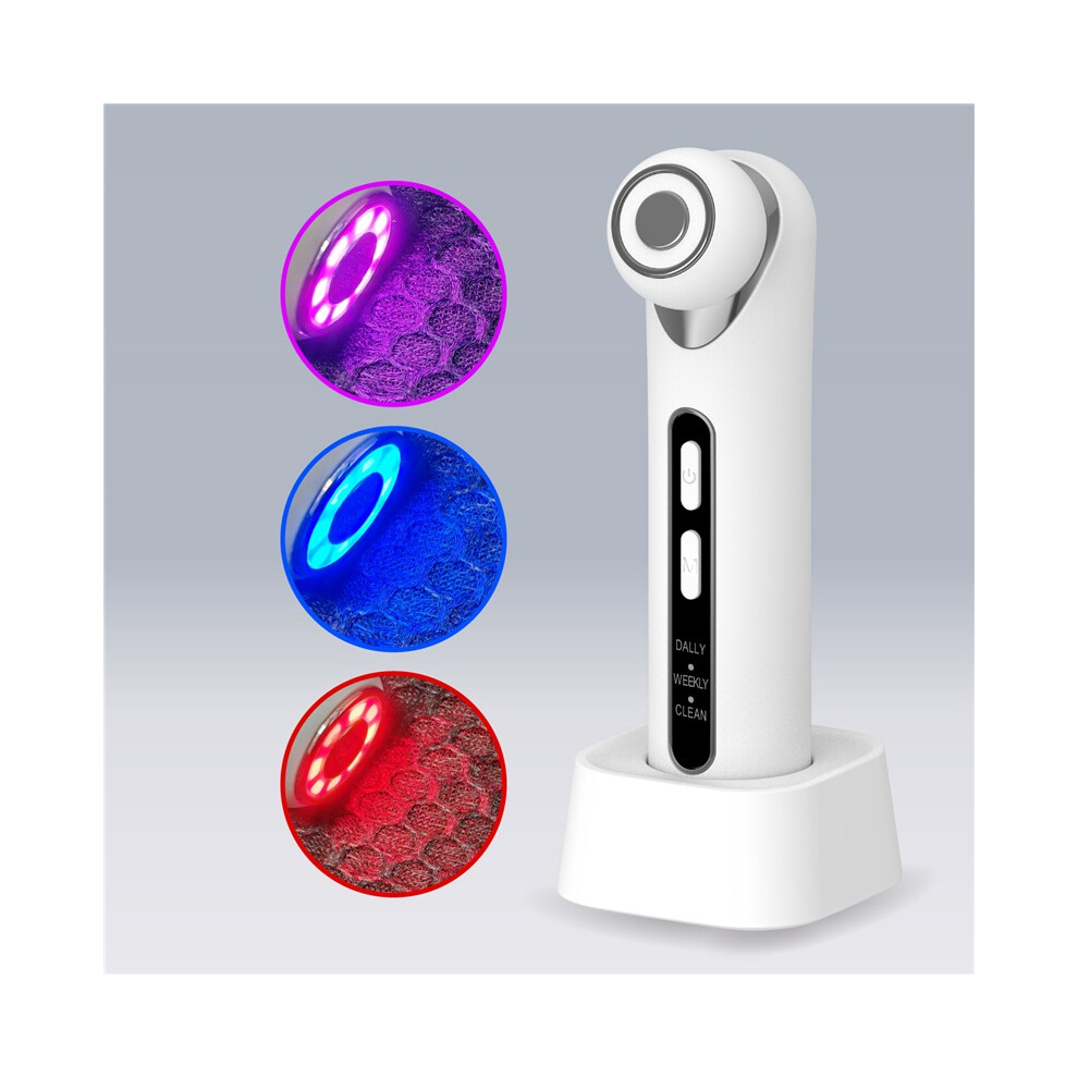 Stoyotu White/Dark () Eye Beauty Device Vibrating Eye Wand Eye Massager For Remove Eye Bags Circles Skincare Tool Eye Lifting Massage Instrument