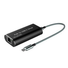 POE Powered Type C Ethernet Adapter USB C to RJ45 LAN Network Card for Phone Tablet PC