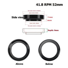 Internal Cable Routing Headset Adapter Aluminum Conversion Kit Mountain Road Bike Frame Bicycle Parts C(47mm to 52mm)