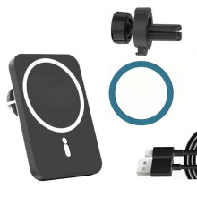 Chargeur Sans Fil Magnétique pour Voiture pour Téléphone, Pad, Montre, Support de Téléphone de Voiture, Station de Charge Rapide