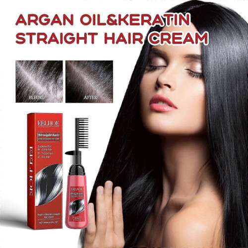 (2PCS) EELHOE Μαροκινή κρέμα ισιώματος μαλλιών για απαλή και ενυδα 1