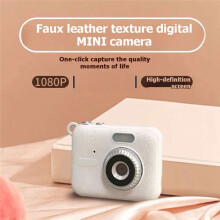 Digitale Camera 0.96 Inch IPS Flip Selfie Scherm Retro Draagbare CCD Duimcamera 1080P Video Recorder Zwart