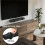 Soundbar Wall Mount Bracket for     , Metal Shelf with Hook & Loop Straps, 30lb Capacity 5