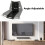 Soundbar Wall Mount Bracket for     , Metal Shelf with Hook & Loop Straps, 30lb Capacity 6