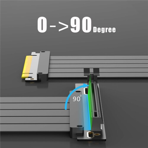 1 Pc Câble D'Extension de Carte Graphique PCIE 4.0 Pleine Vitesse 1