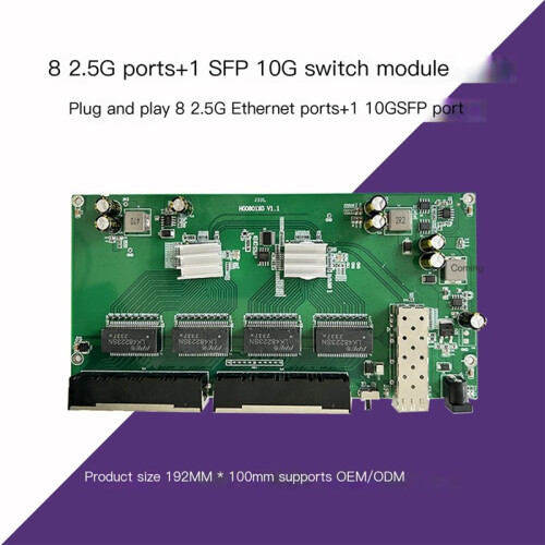 Module de Commutation 8  2,5G/10G avec Carte Mère de Commutation Gigabit Intelligente Intégrée 1