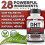 (2 Bottle) Κάψουλες DHT Blocker | Βιοτίνη + Saw Palmetto, Υποστήριξη Ανάπτυξης Μαλλιών για Όλους 2