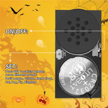 4-Delige Set Krekelgeluidmakers, Verborgen Grap met 7 Geluiden en Tussenpozen, voor Halloween, 1 April of een Ander Feestje