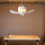 Ventilateur de Plafond Silencieux avec Éclairage Intégré, Rechargeable par USB et Télécommande A 5