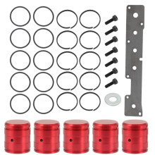 Billet Accumulator Piston Kit Heavy Duty Support Plate Repair Kit for Ram 45RFE 5-45RFE 68RFE 65RFE 66RFE